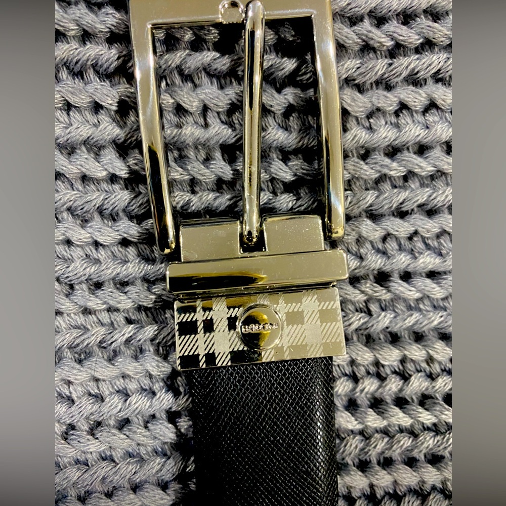 Boconi genuine leather belt brown size 36